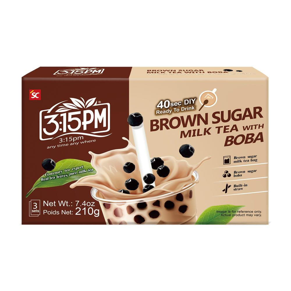 ชานมไข่มุกแบบซอง