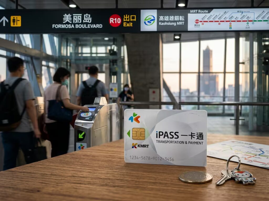 iPASS คือบัตรเติมเงินแบบไร้สัมผัสที่ใช้อย่างแพร่หลายในเกาสง